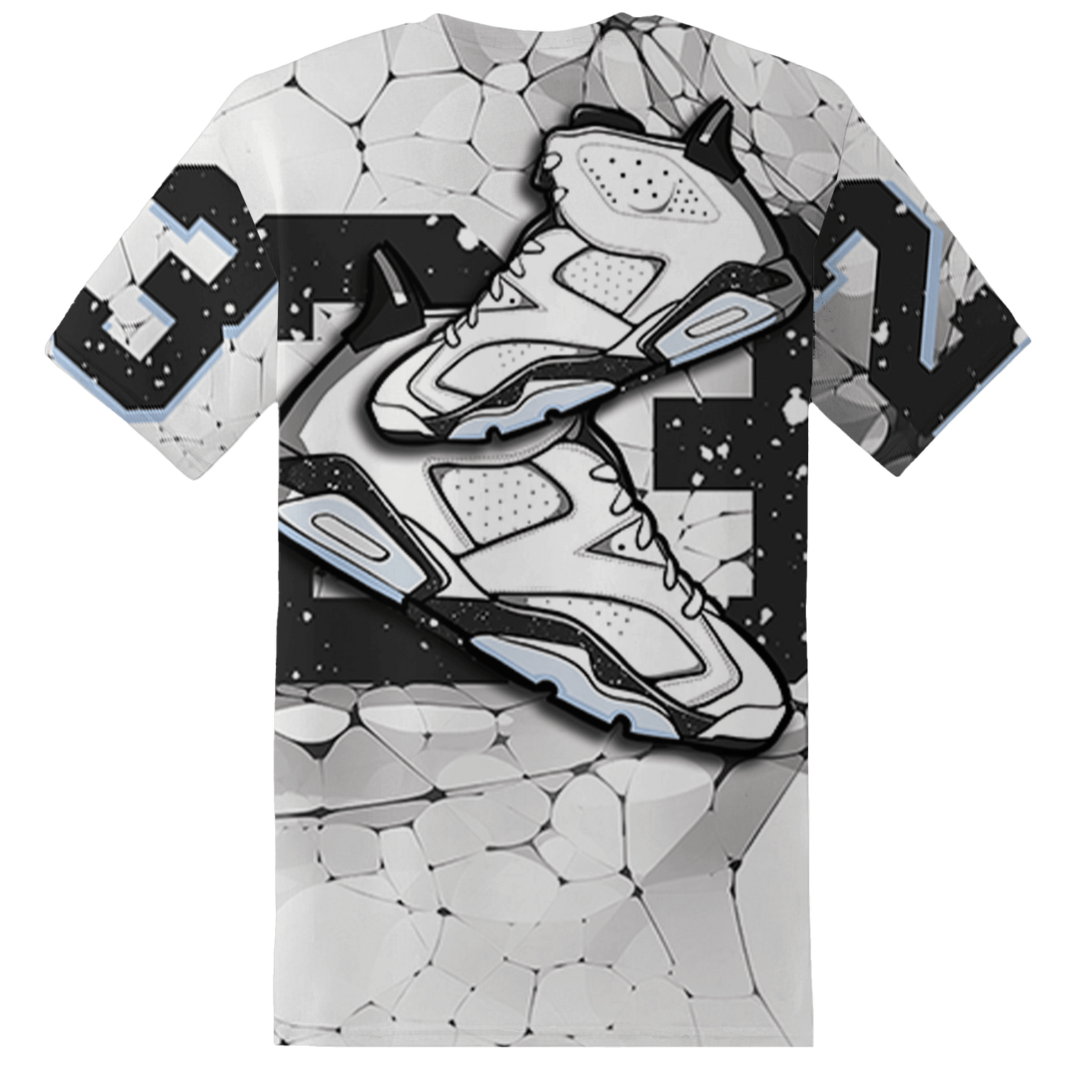 Reverse Oreo 6s T Shirt Match 23 Sneaker 3D All-Over Print - NastyJamz