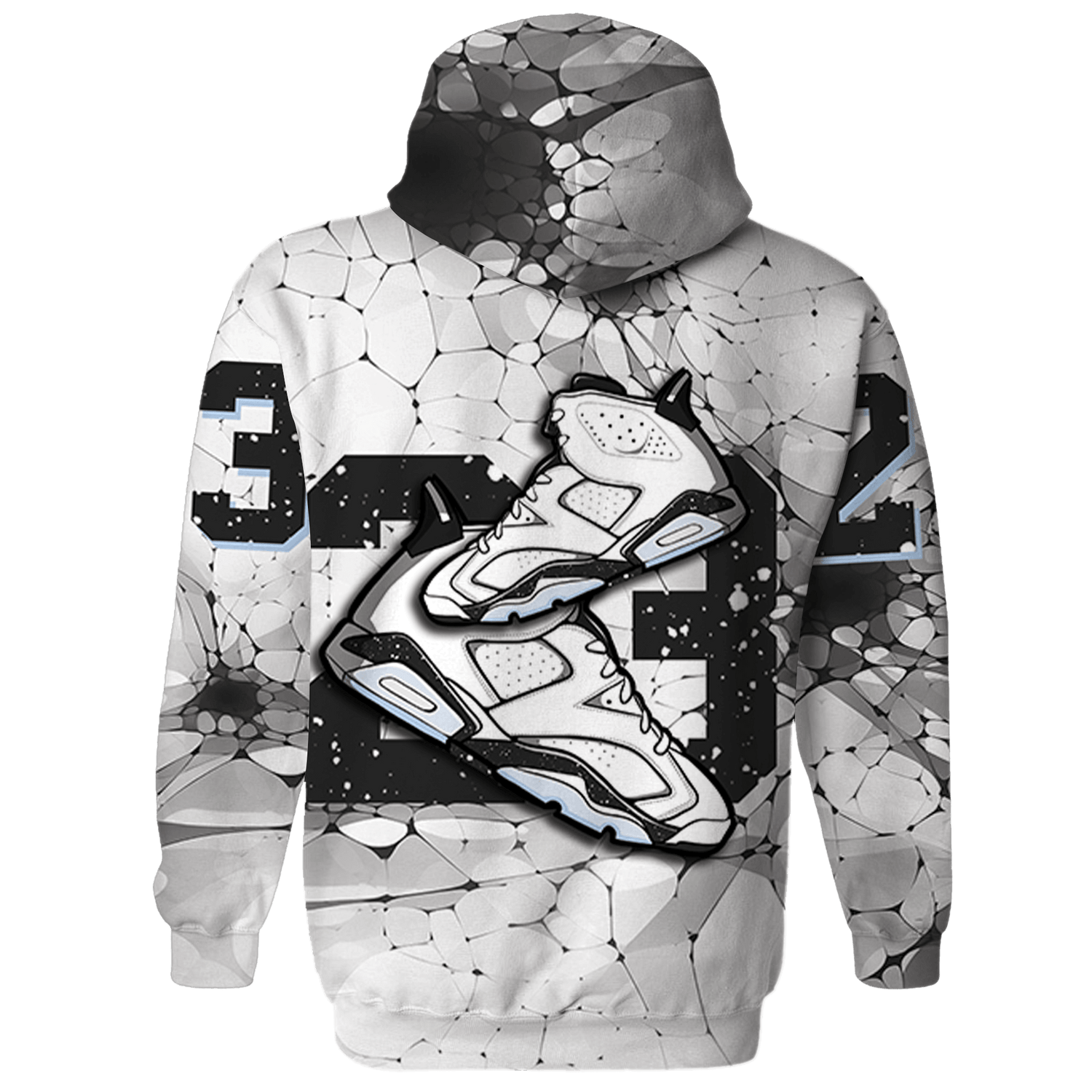 Reverse Oreo 6s Hoodie Match 23 Sneaker 3D All-Over Print - NastyJamz