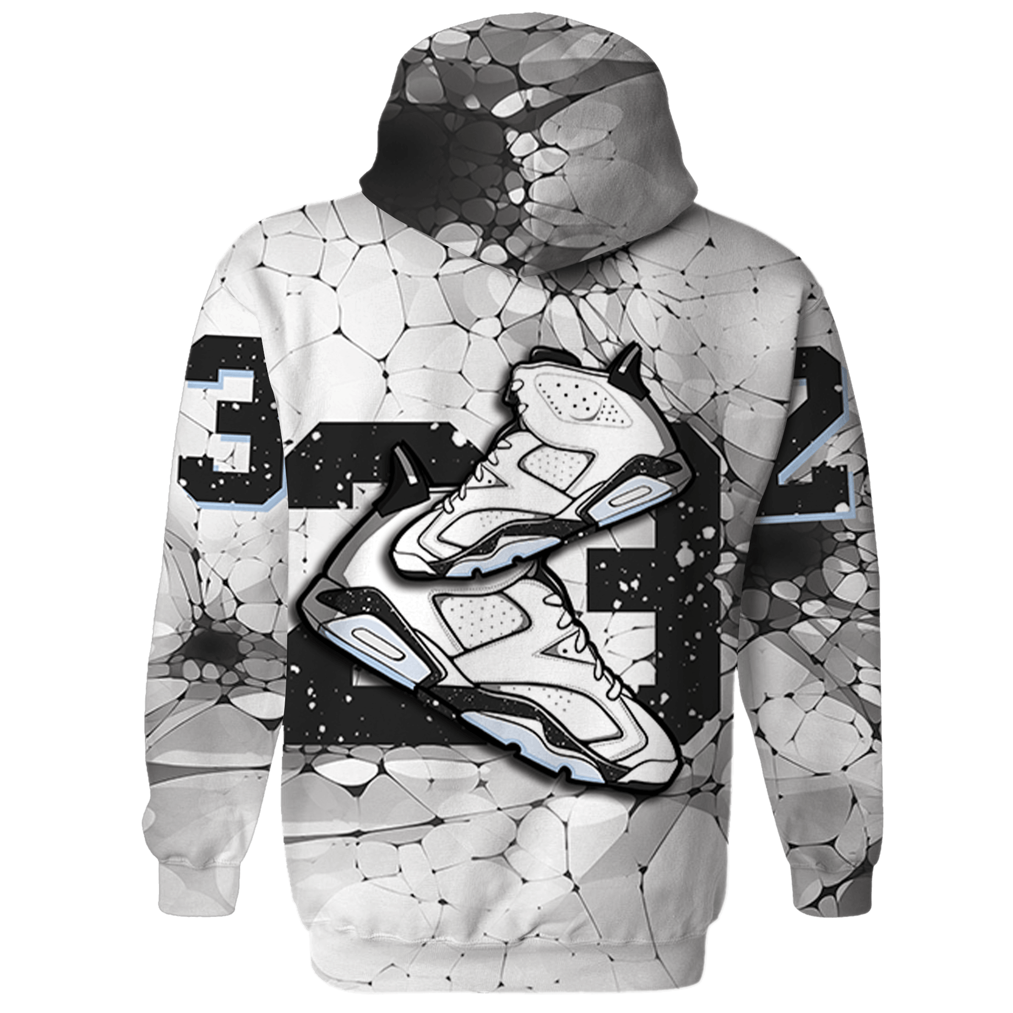 Reverse Oreo 6s Hoodie Match 23 Sneaker 3D All-Over Print - NastyJamz