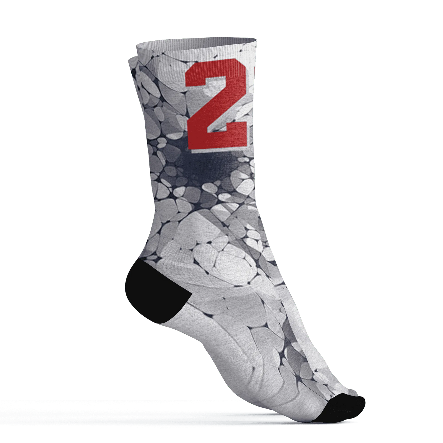 White-Navy-6s-Socks-Match-23-Sneaker-3D