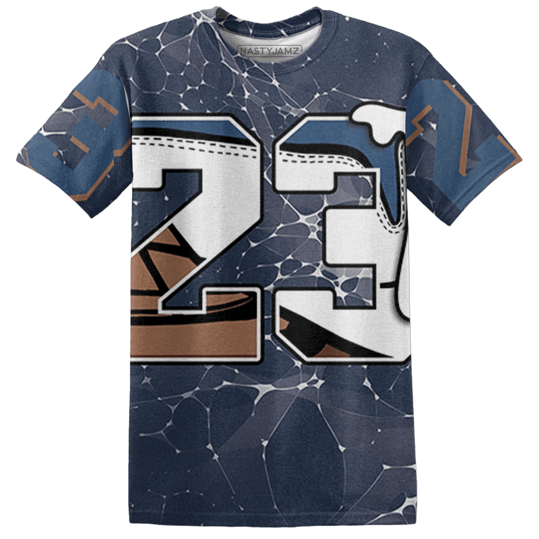 AM 1 86 Jackie RBS T Shirt Match 23 Sneaker 3D All-Over Print - NastyJamz