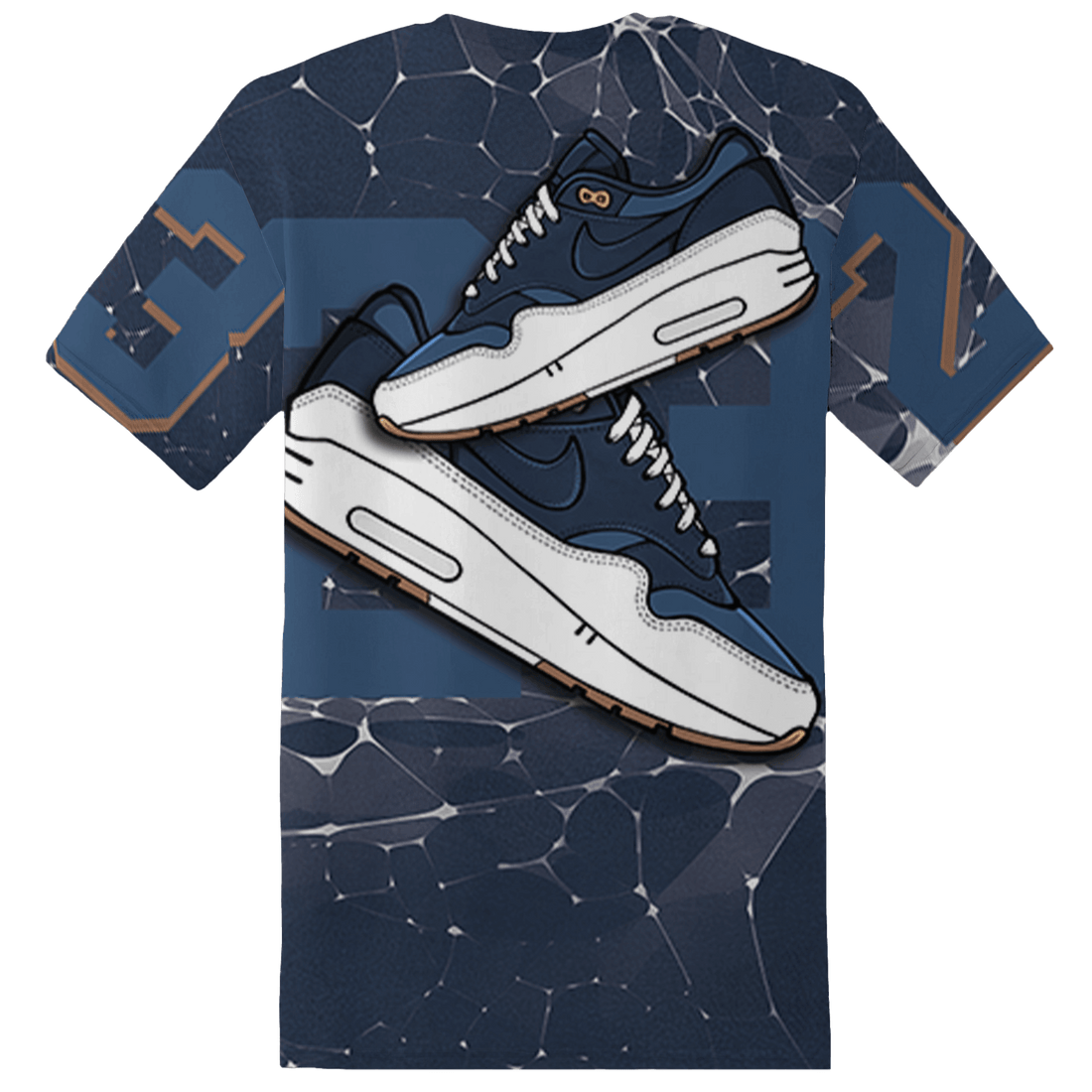 AM 1 86 Jackie RBS T Shirt Match 23 Sneaker 3D All-Over Print - NastyJamz