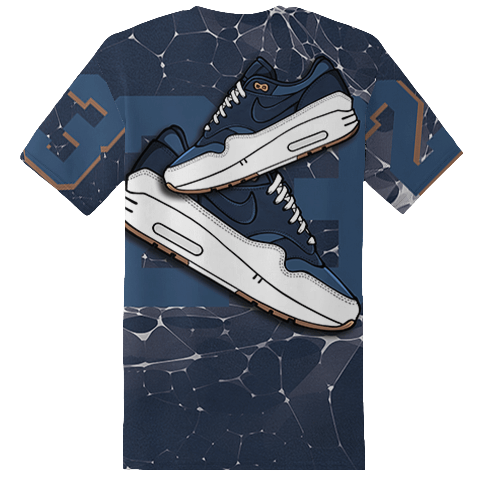 AM 1 86 Jackie RBS T Shirt Match 23 Sneaker 3D All-Over Print - NastyJamz