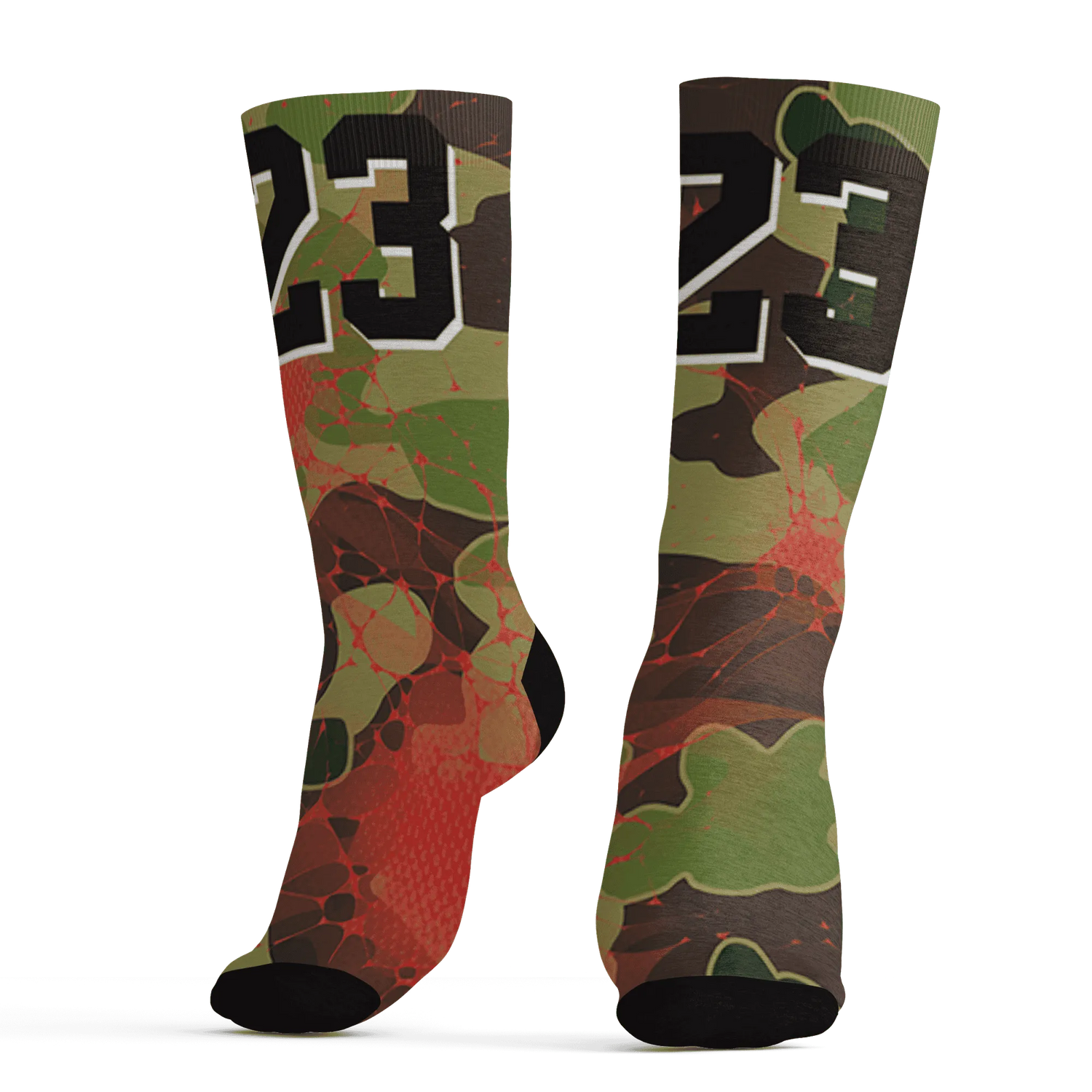 AM-90-Dark-Sage-Solar-Red-NastyJamz-Socks-Match-23-Sneaker-3D