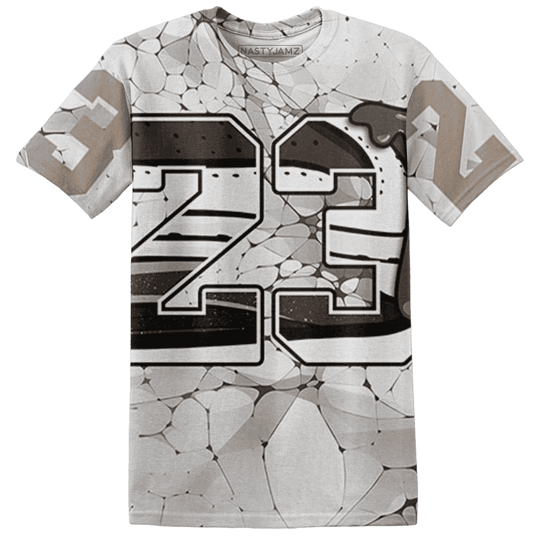 Dunk Low Baroque Brown T Shirt Match 23 Sneaker 3D All-Over Print - NastyJamz