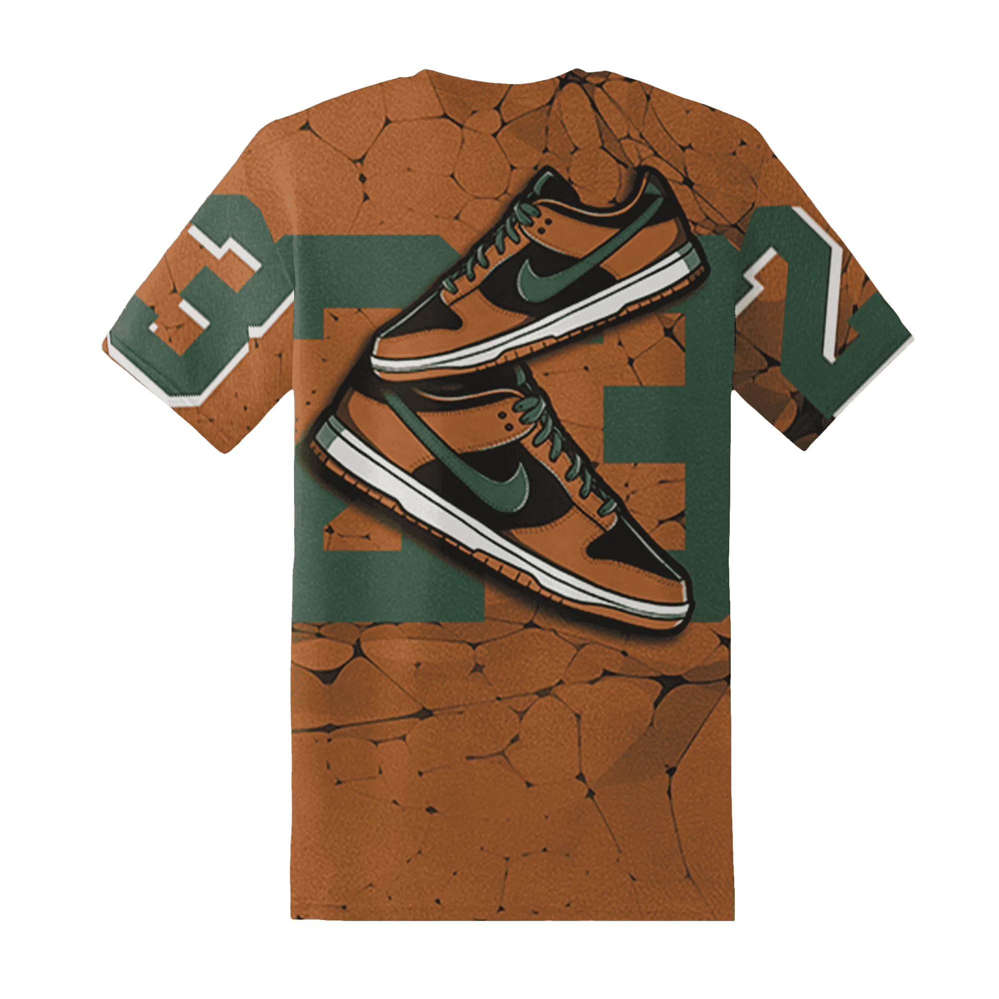 Dunk-Low-Ceramic-NastyJamz-T-Shirt-Match-23-Sneaker-3D