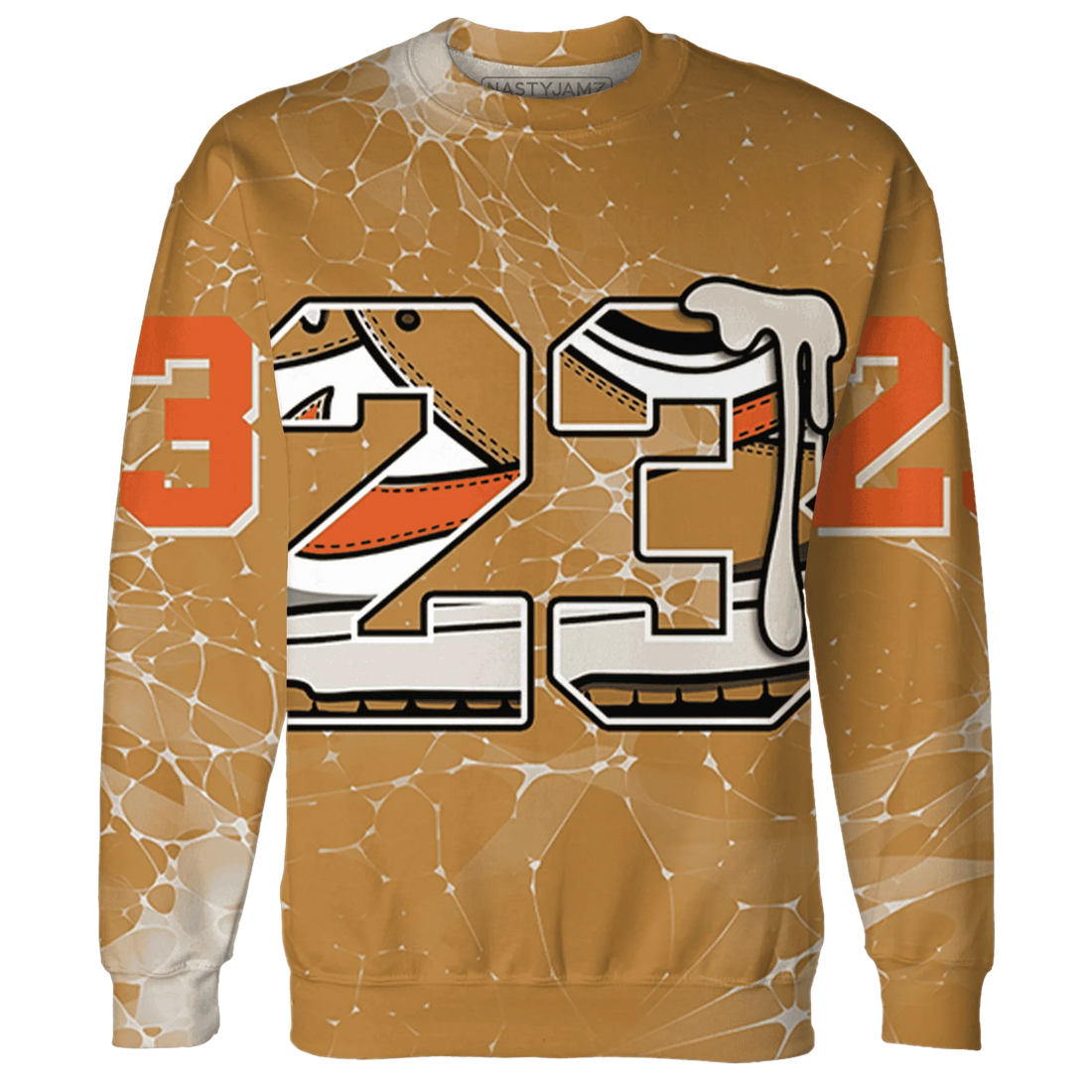 Dunk-Low-Retro-Wheat-Orange-NastyJamz-Sweatshirt-Match-23-Sneaker-3D