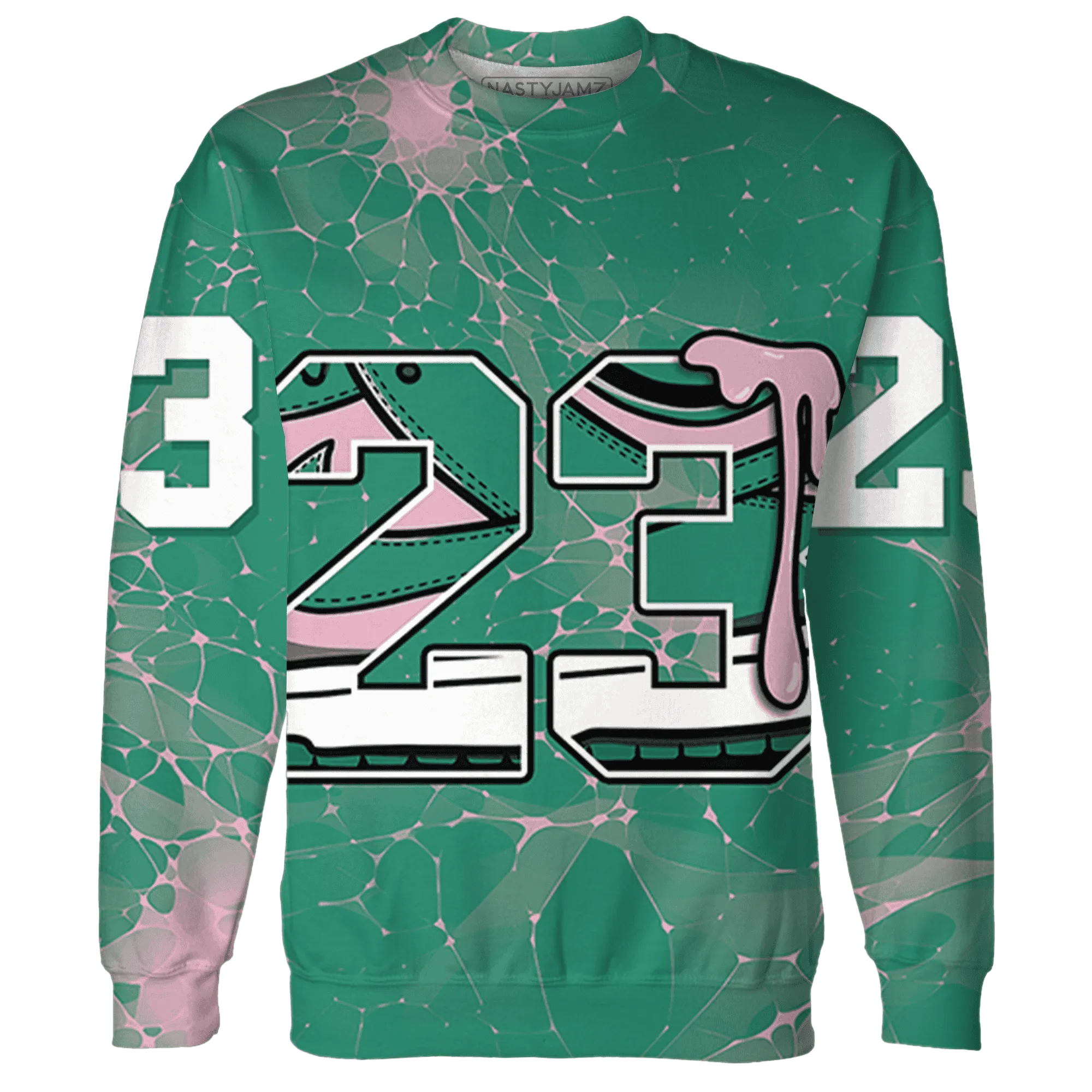 Dunk-Pink-Malachite-Medium-Soft-Low-Sail-Sweatshirt-Match-23-Sneaker-3D