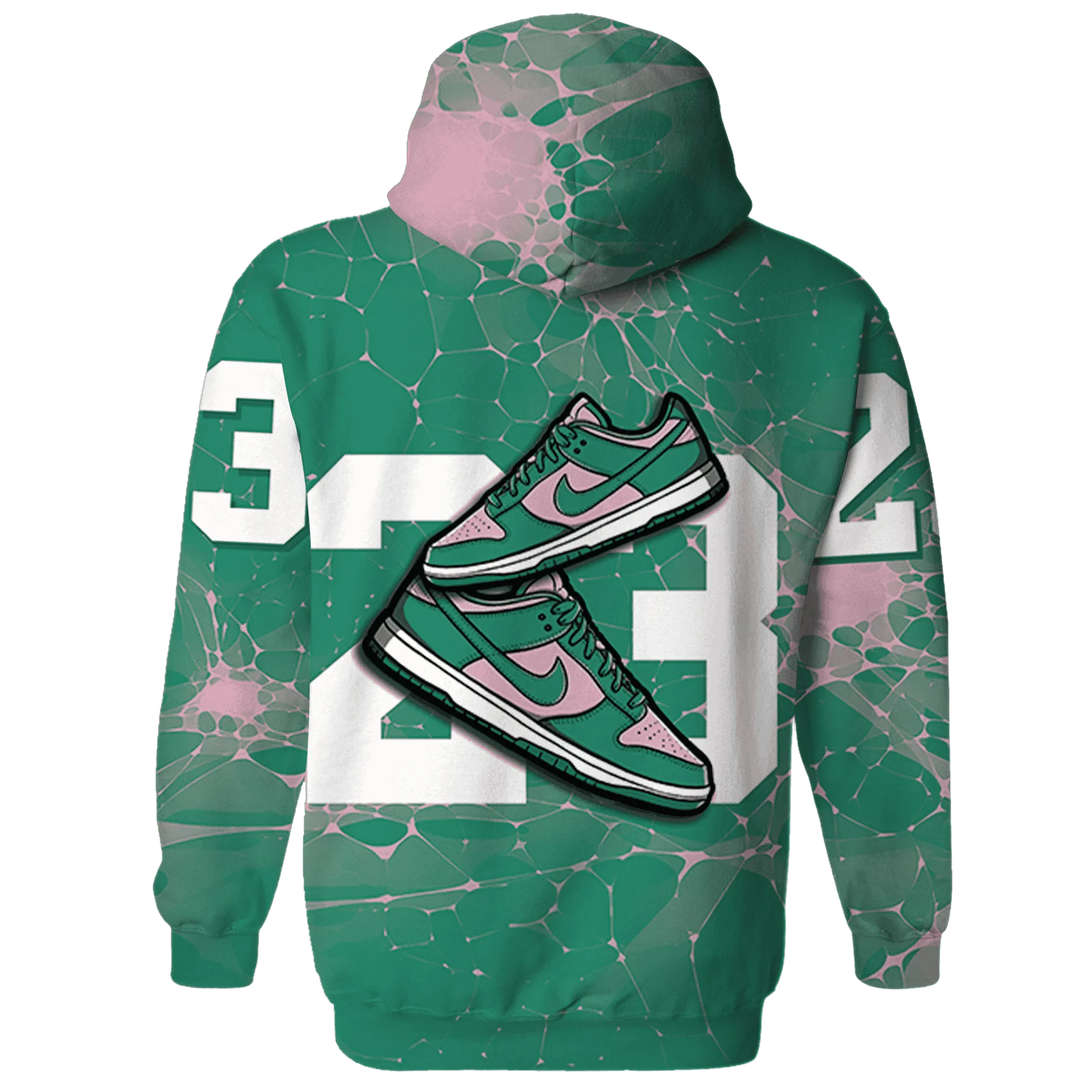 Dunk-Pink-Malachite-Medium-Soft-Low-Sail-Hoodie-Match-23-Sneaker-3D