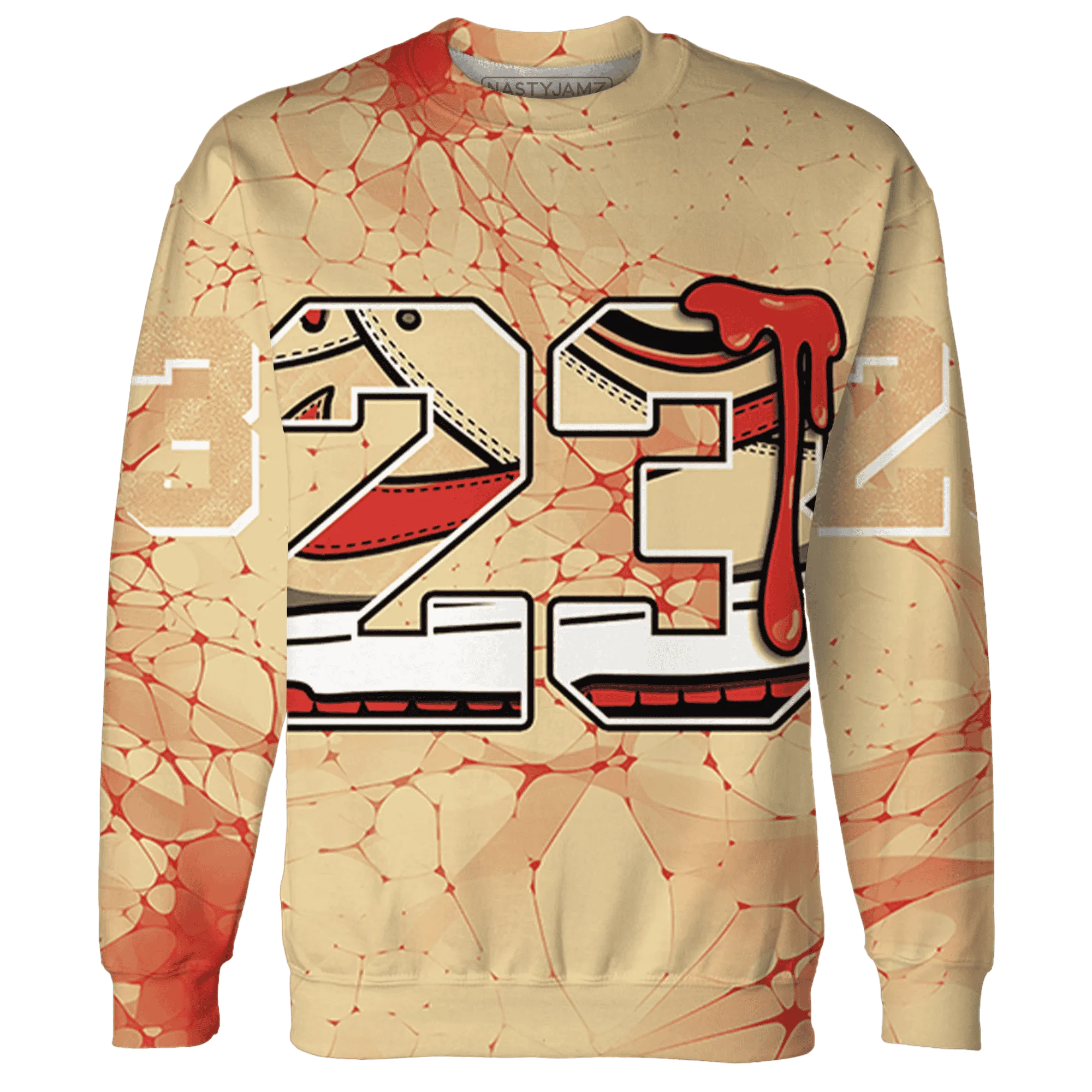 Dunk-Strawberry-Waffle-NastyJamz-Sweatshirt-Match-23-Sneaker-3D