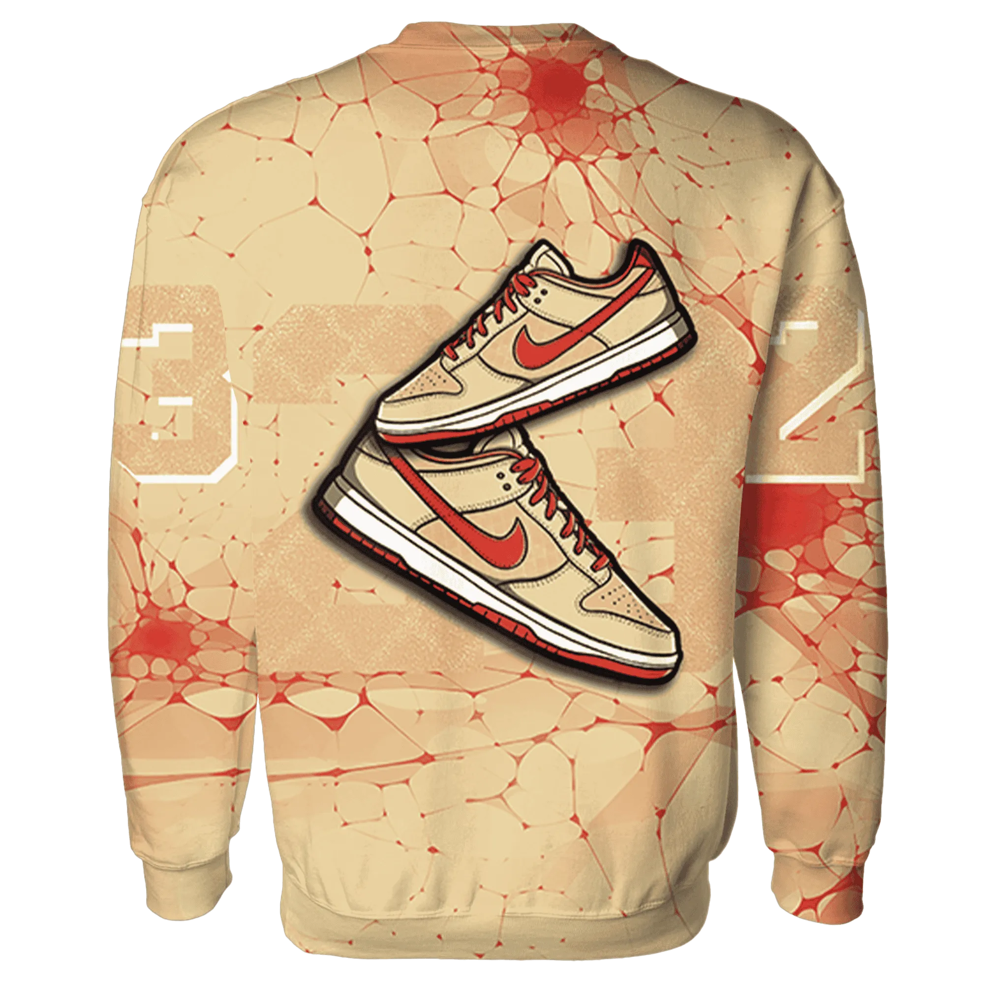 Dunk-Strawberry-Waffle-NastyJamz-Sweatshirt-Match-23-Sneaker-3D