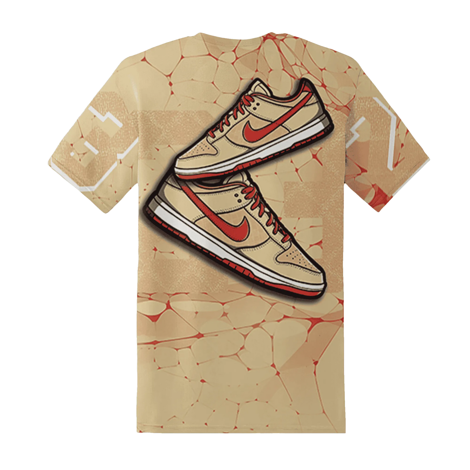 Dunk-Strawberry-Waffle-NastyJamz-T-Shirt-Match-23-Sneaker-3D