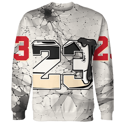 Jumman Jack University Red Sweatshirt Match 23 Sneaker 3D All-Over Print - NastyJamz