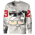 Jumman Jack University Red Sweatshirt Match 23 Sneaker 3D All-Over Print - NastyJamz