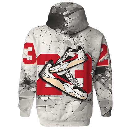 Jumman Jack University Red Hoodie Match 23 Sneaker 3D All-Over Print - NastyJamz