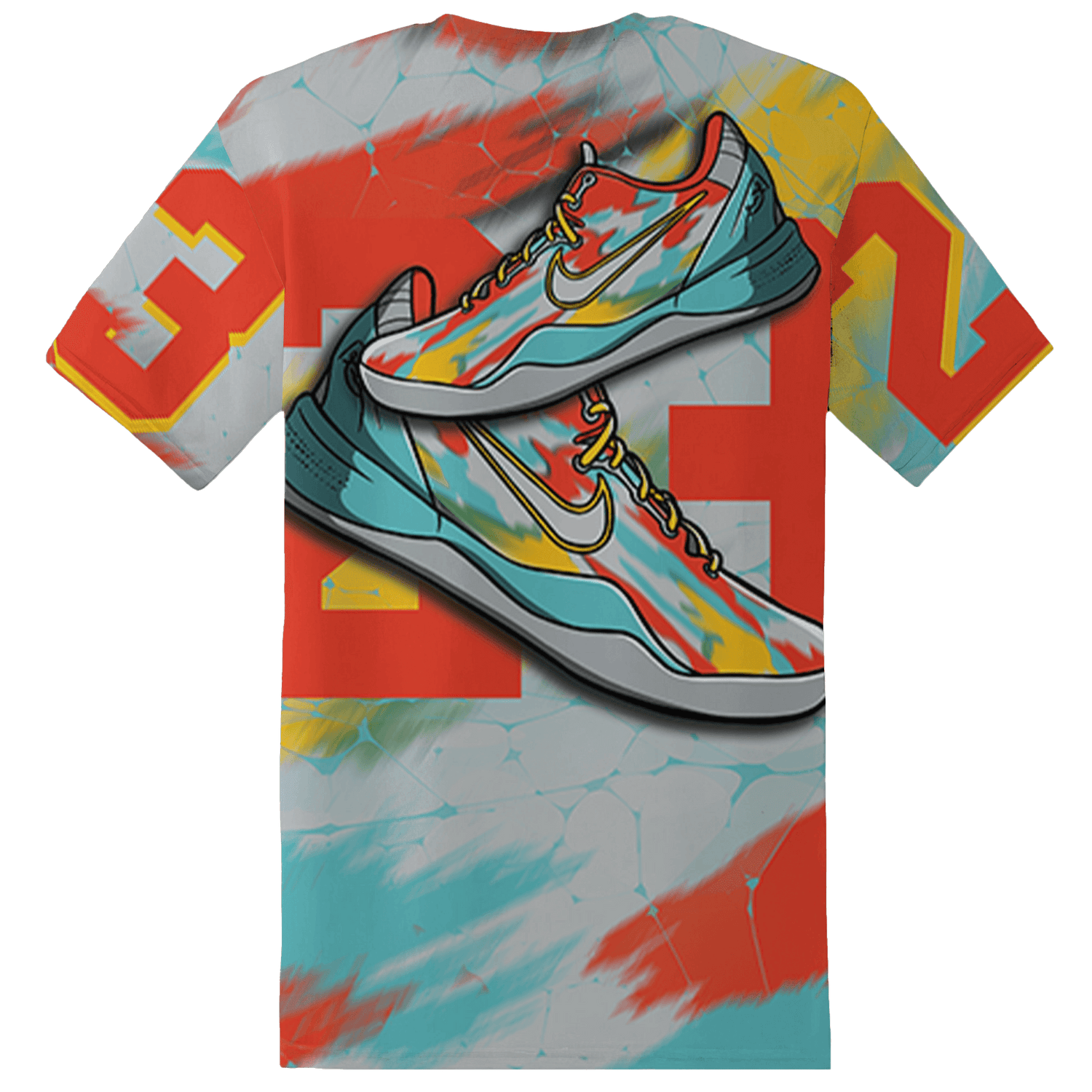 KB 8 Protro Venice Beach T Shirt Match 23 Sneaker 3D All-Over Print - NastyJamz