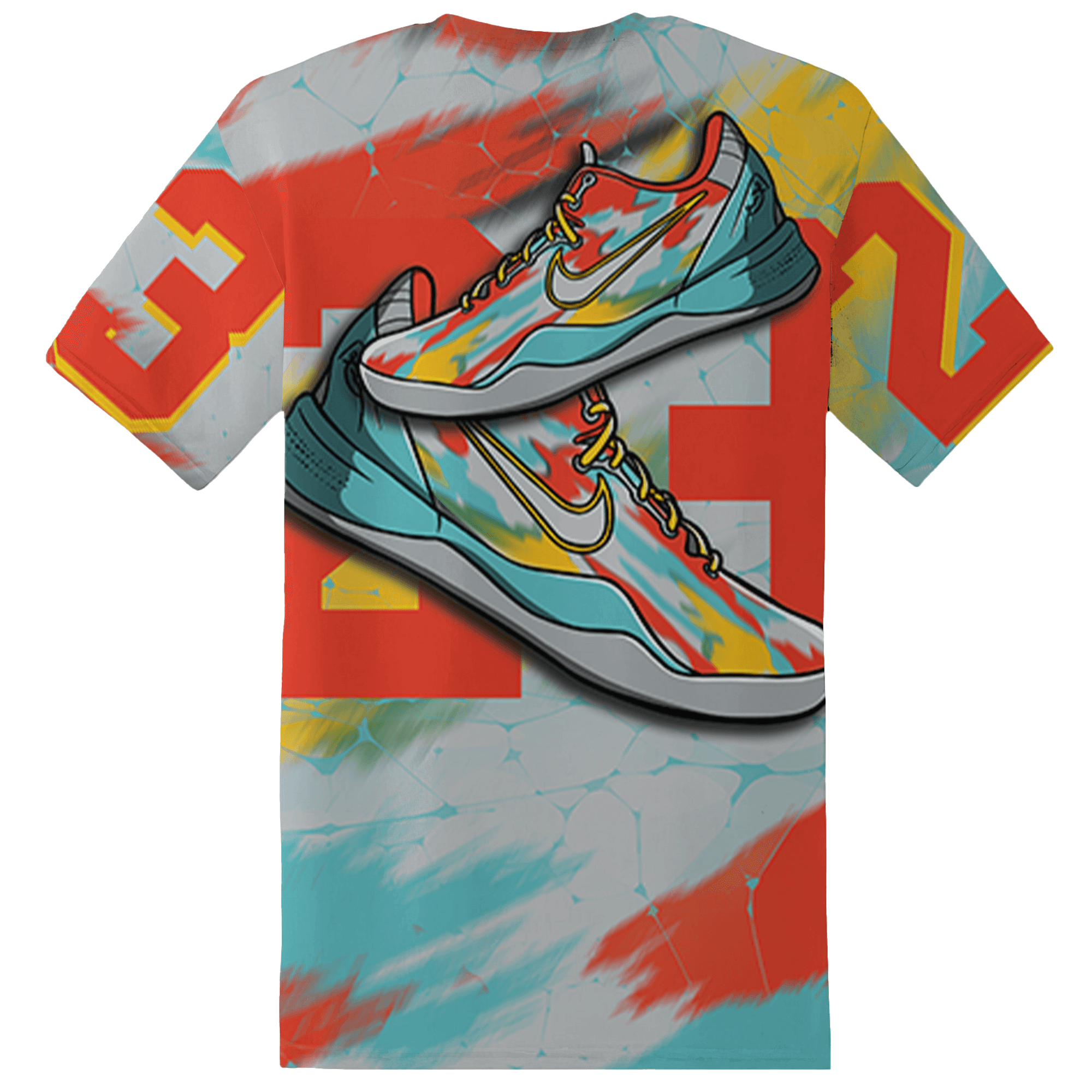 KB 8 Protro Venice Beach T Shirt Match 23 Sneaker 3D All-Over Print - NastyJamz