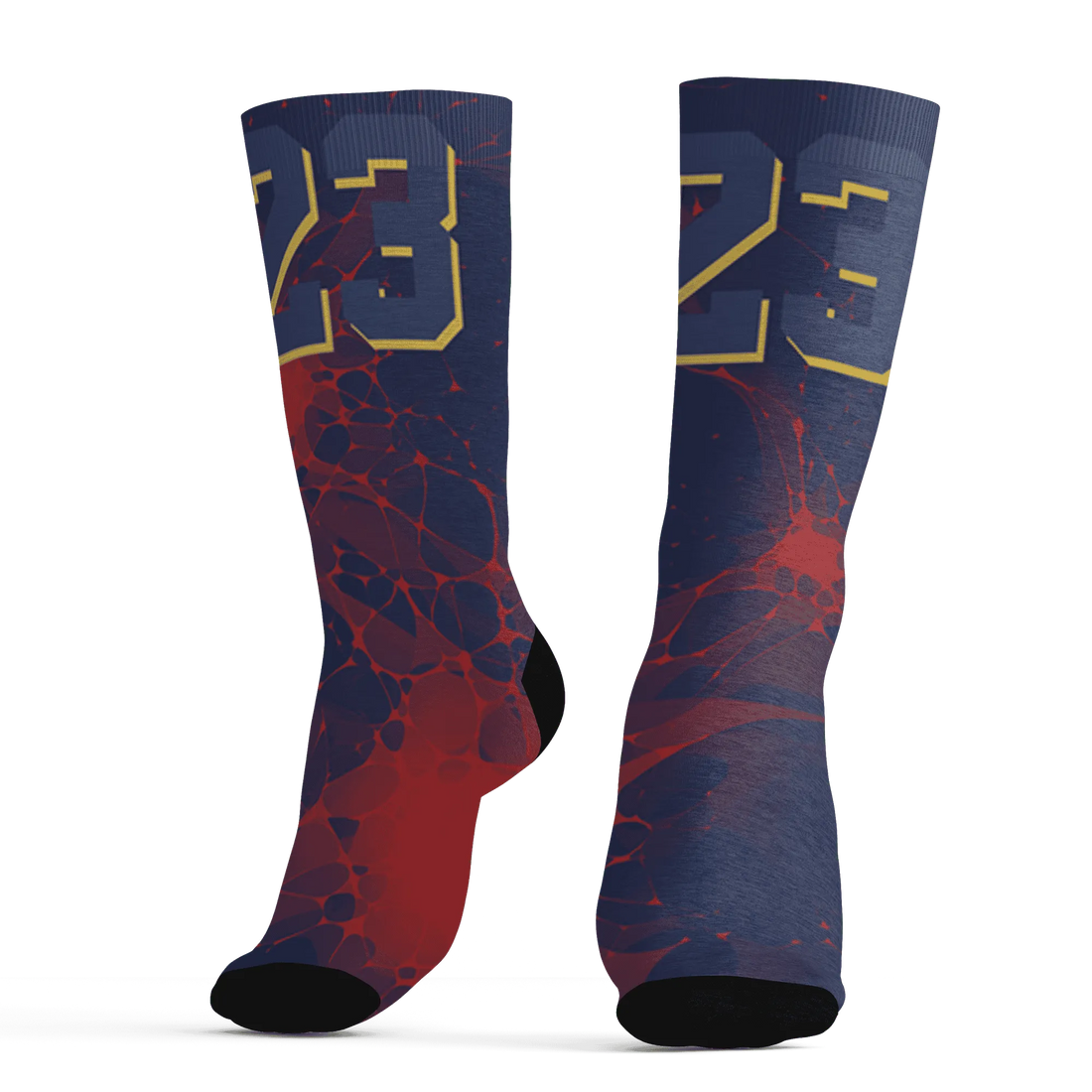 VaporMax-Air-Plus-Midnight-Navy-Gold-Black-Socks-Match-23-Sneaker-3D