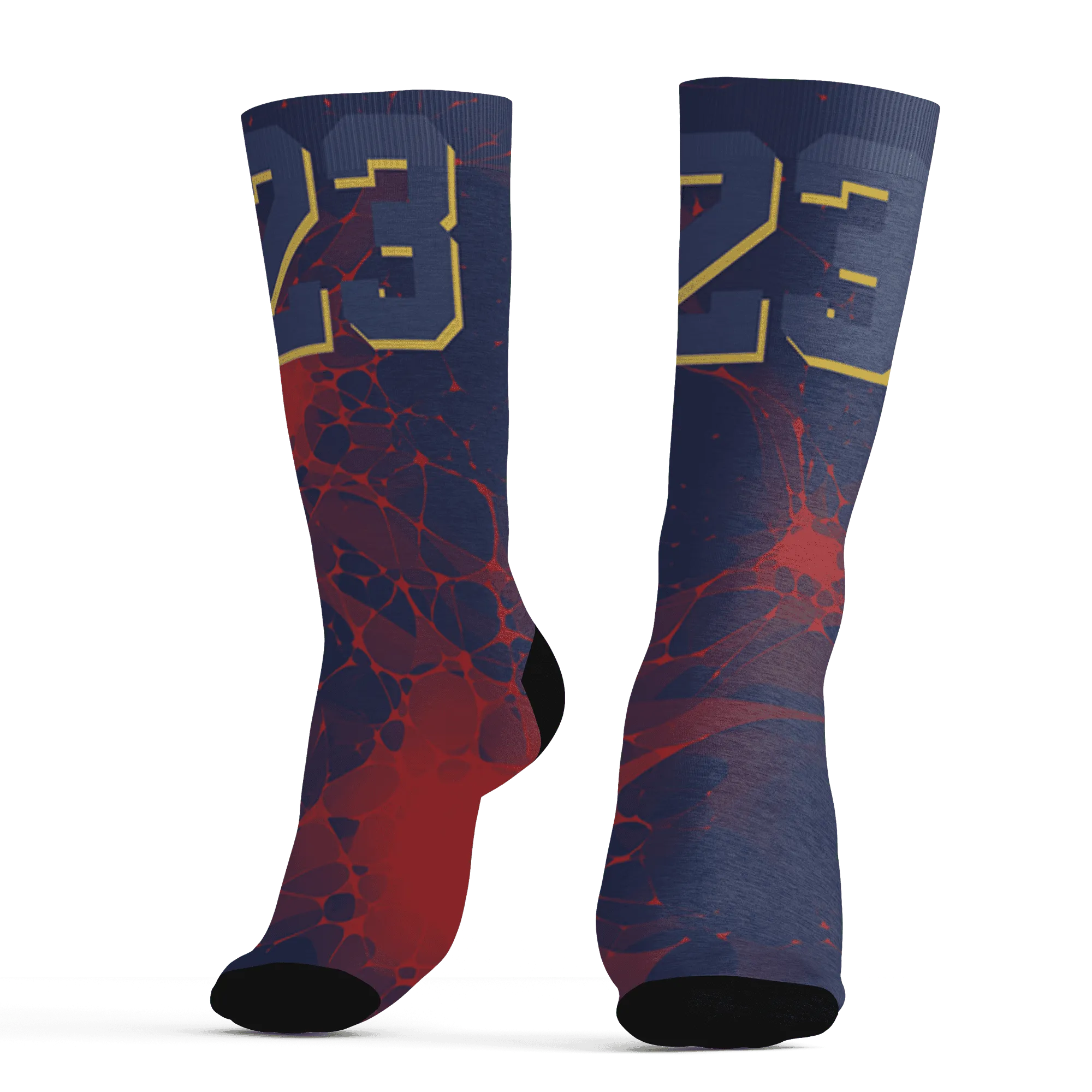 VaporMax-Air-Plus-Midnight-Navy-Gold-Black-Socks-Match-23-Sneaker-3D