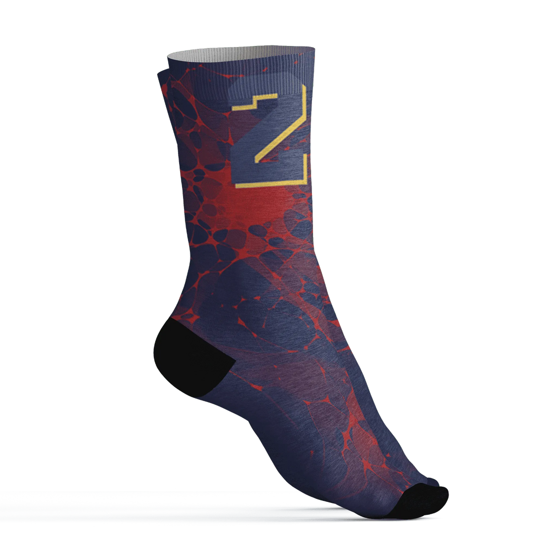 VaporMax-Air-Plus-Midnight-Navy-Gold-Black-Socks-Match-23-Sneaker-3D