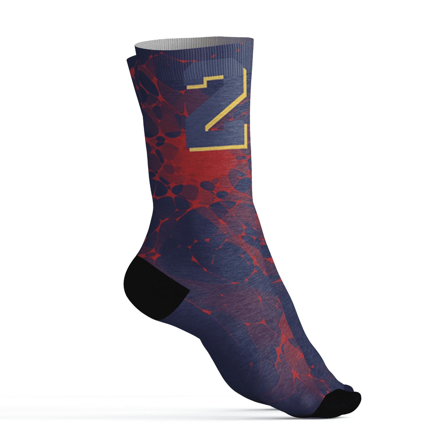 VaporMax-Air-Plus-Midnight-Navy-Gold-Black-Socks-Match-23-Sneaker-3D