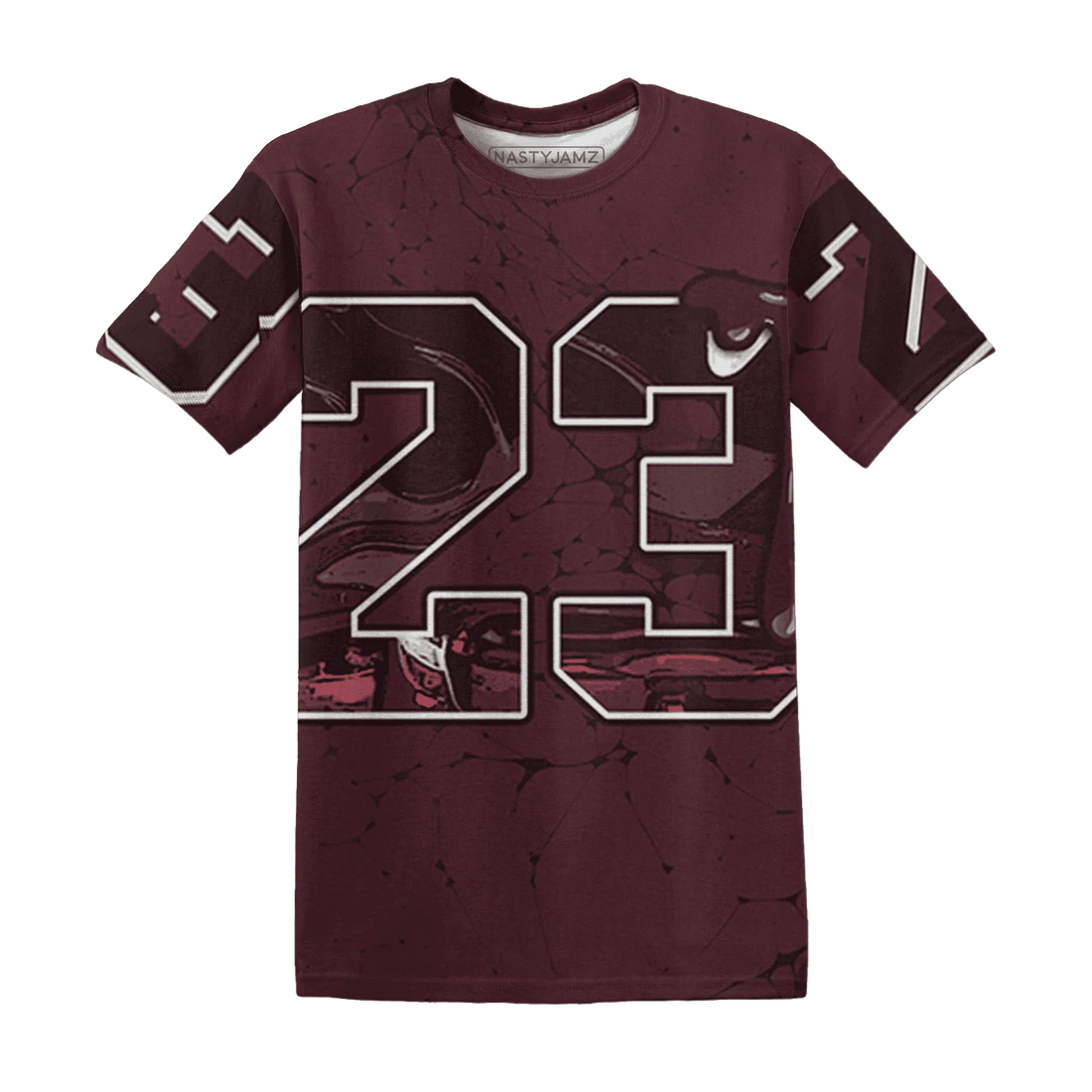 VaporMax-Night-Maron-Burgundy-T-Shirt-Match-23-Sneaker-3D