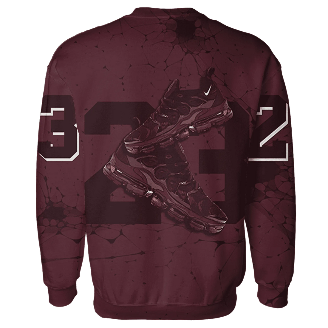 VaporMax-Night-Maron-Burgundy-Sweatshirt-Match-23-Sneaker-3D