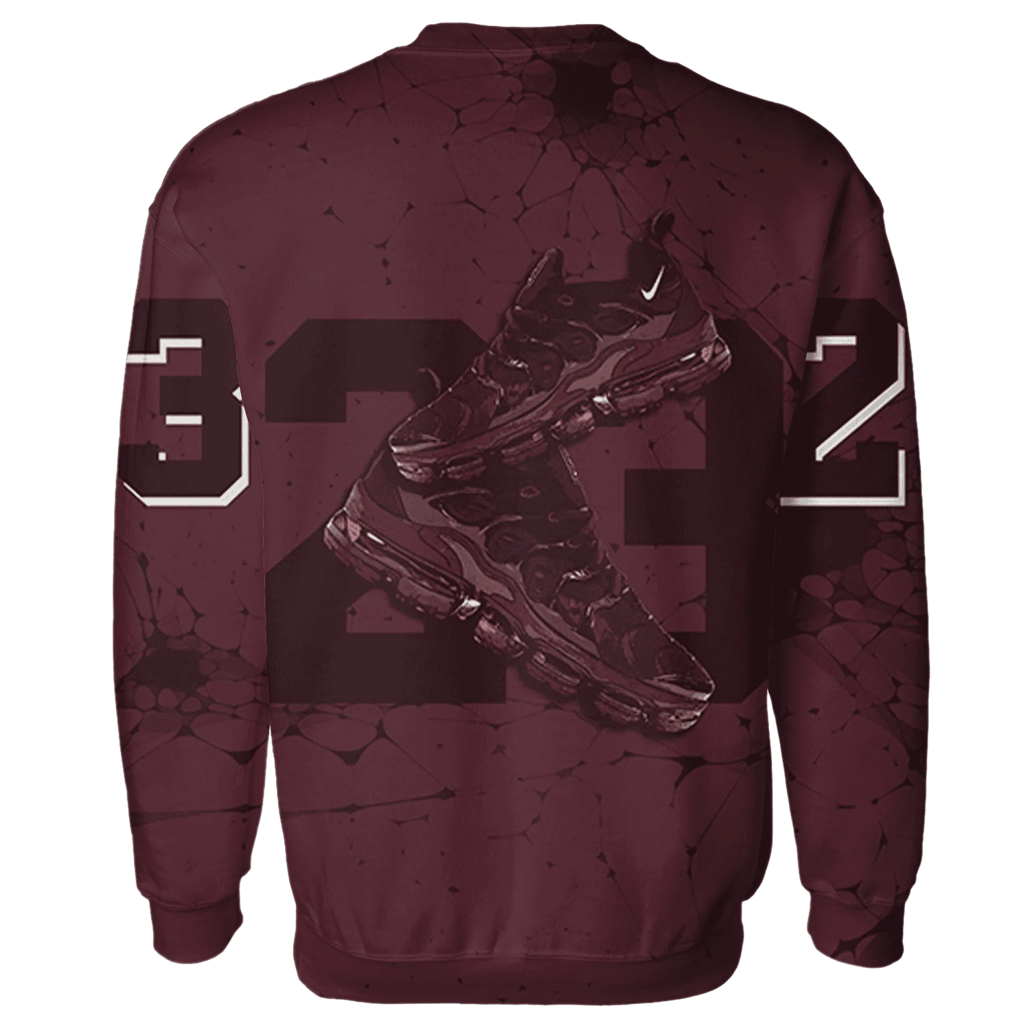 VaporMax-Night-Maron-Burgundy-Sweatshirt-Match-23-Sneaker-3D