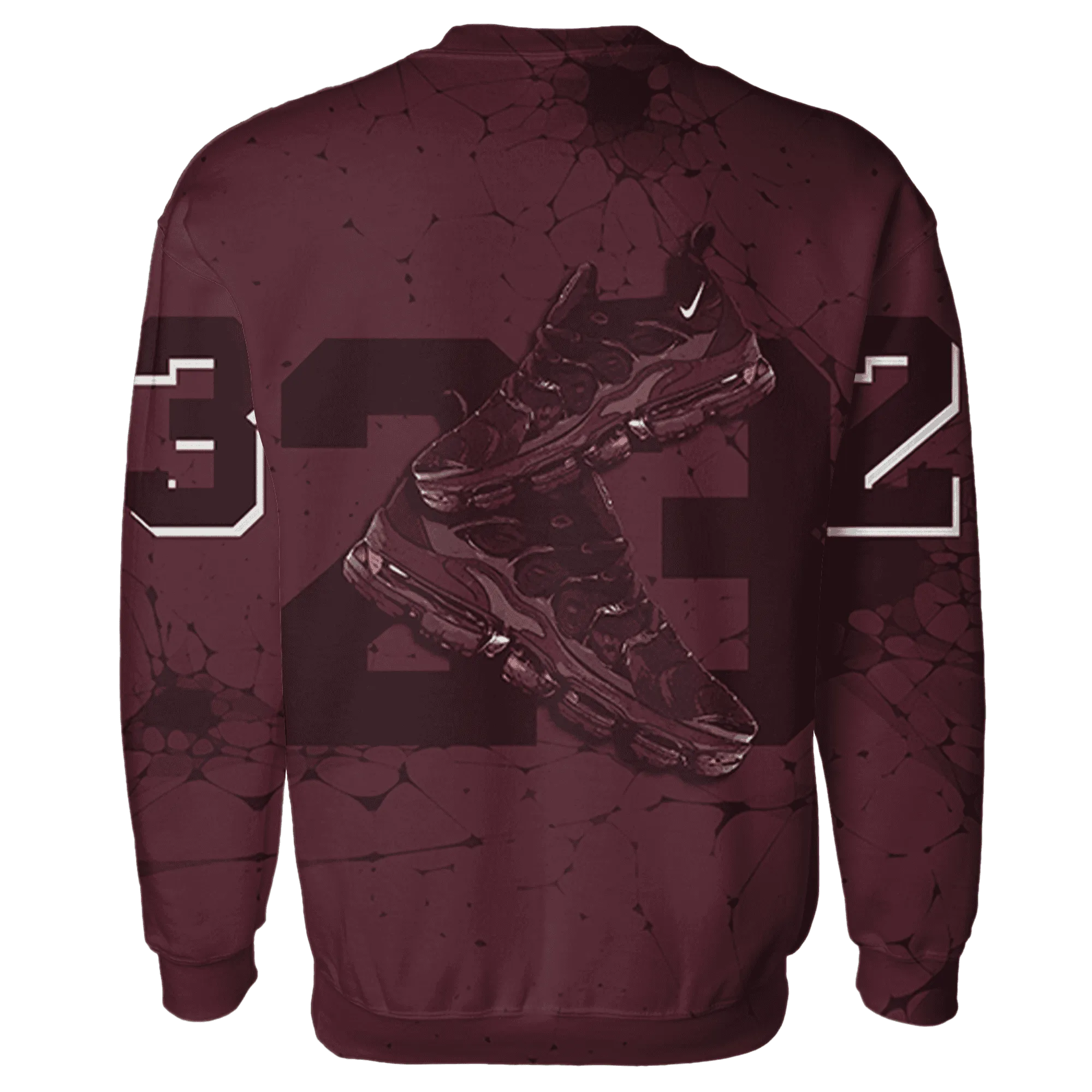 VaporMax-Night-Maron-Burgundy-Sweatshirt-Match-23-Sneaker-3D