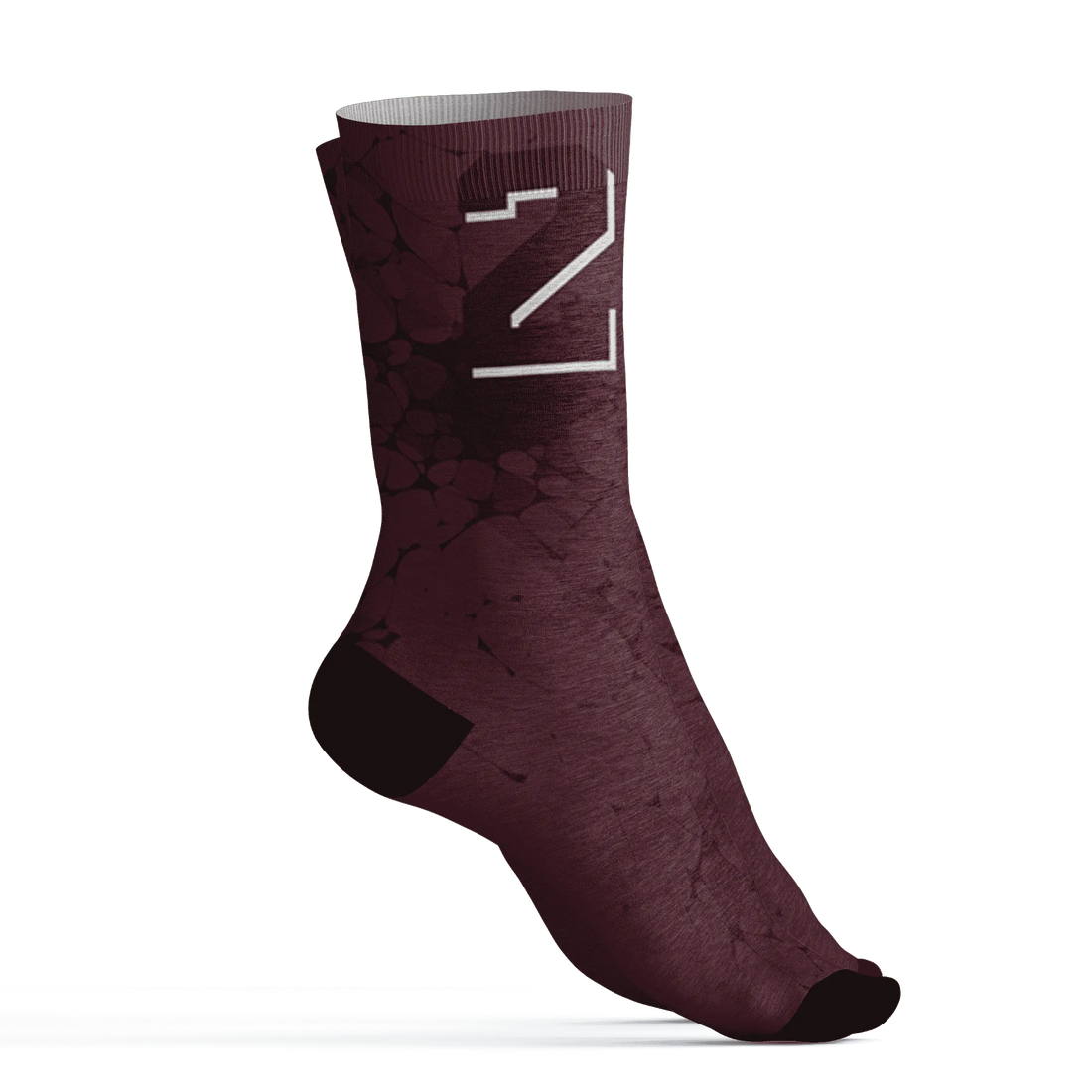 VaporMax-Night-Maron-Burgundy-Socks-Match-23-Sneaker-3D
