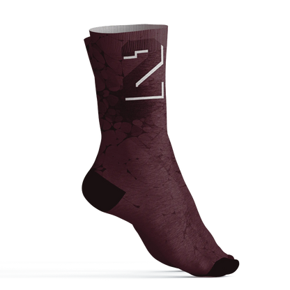 VaporMax-Night-Maron-Burgundy-Socks-Match-23-Sneaker-3D