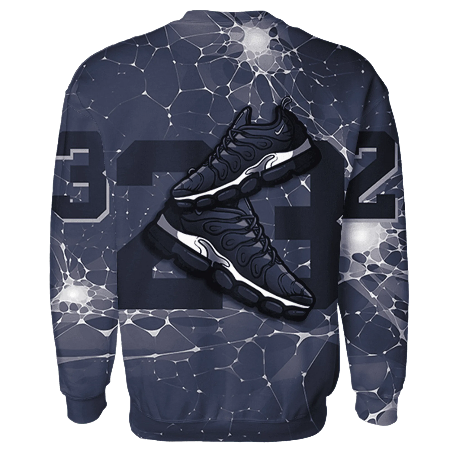 VaporMax-Plus-Midnight-Navy-White-Metallic-Silver-NastyJamz-Sweatshirt-Match-23-Sneaker-3D