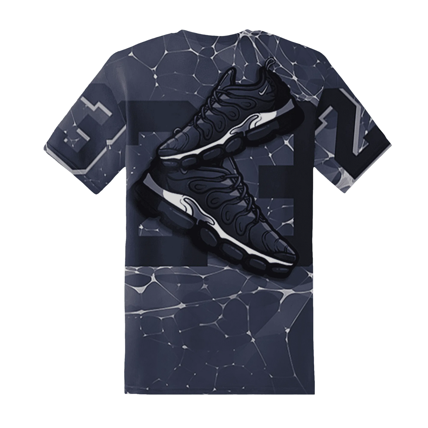 VaporMax-Plus-Midnight-Navy-White-Metallic-Silver-NastyJamz-T-Shirt-Match-23-Sneaker-3D