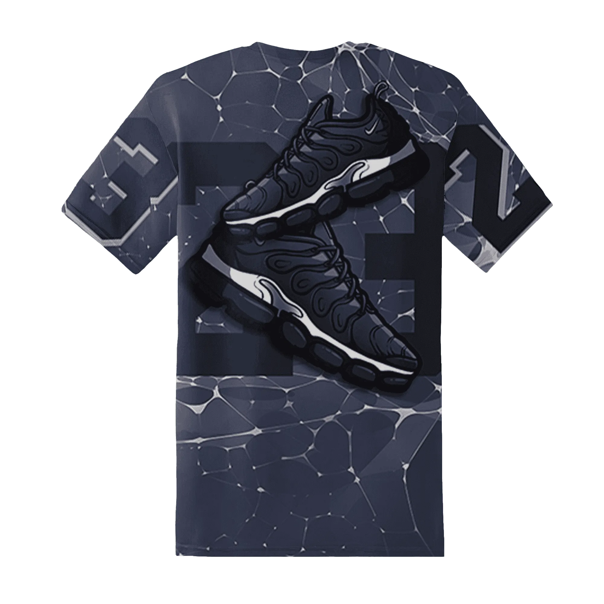 VaporMax-Plus-Midnight-Navy-White-Metallic-Silver-NastyJamz-T-Shirt-Match-23-Sneaker-3D