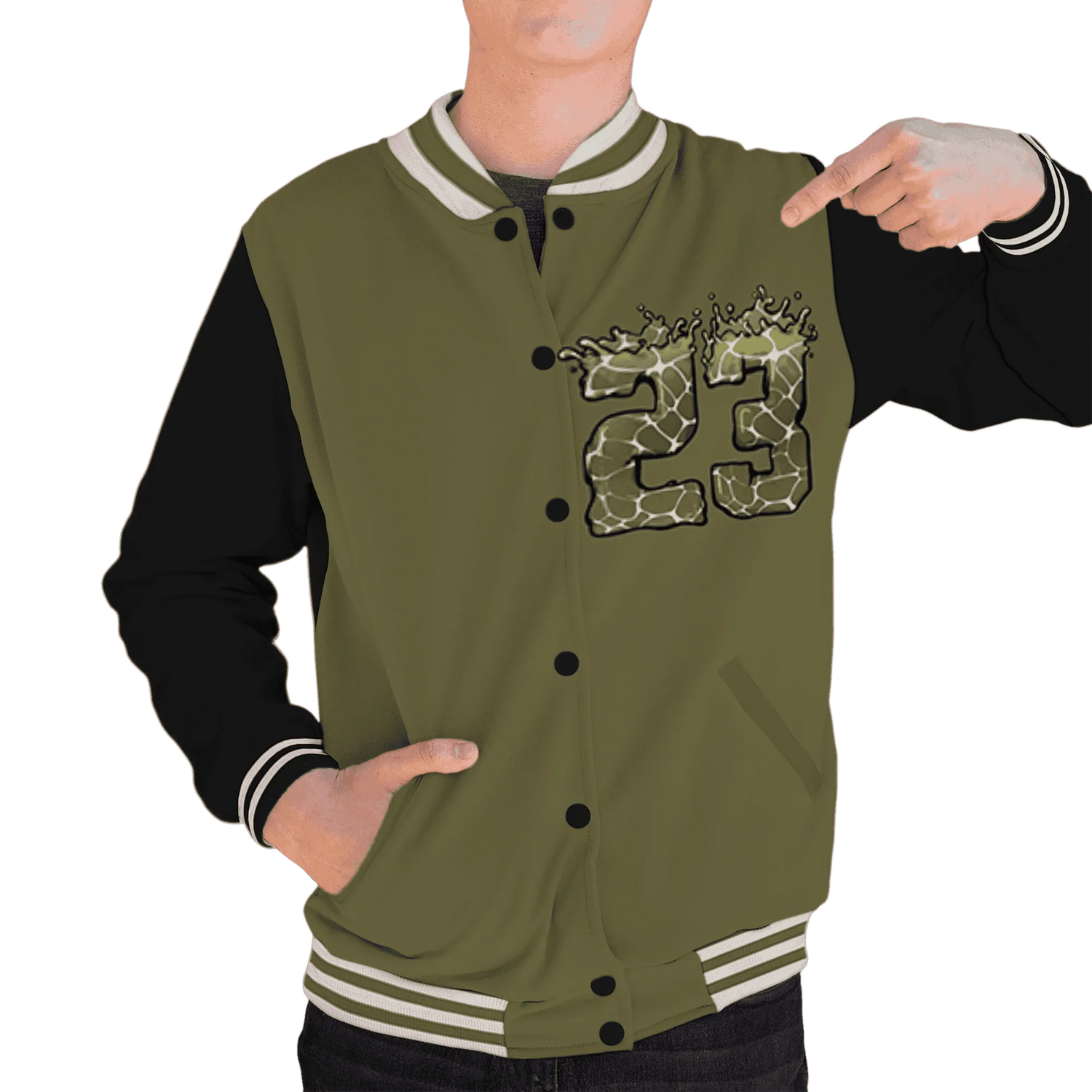 Medium-Olive-1s-Varsity-Match-23-Spatter-Custom