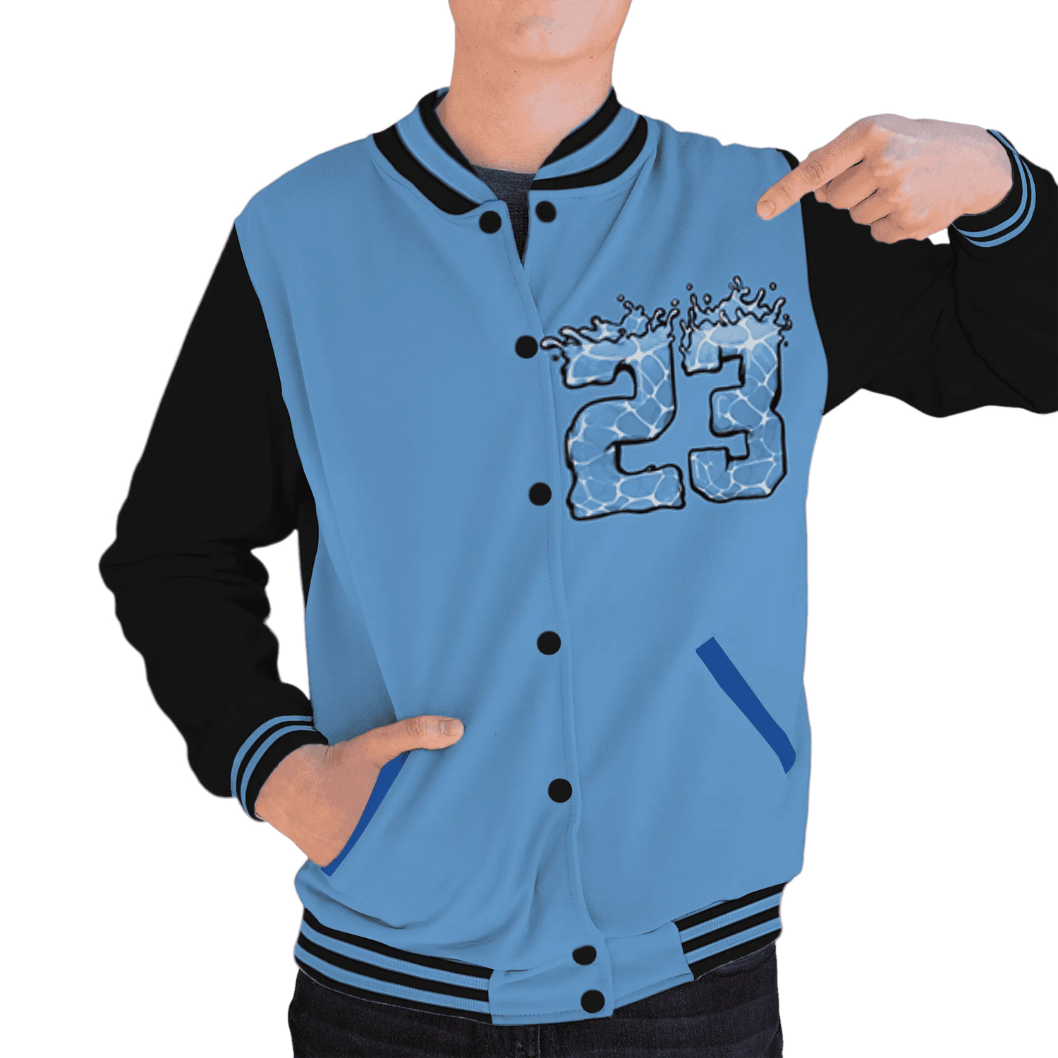 AM-Plus-Black-Univercitii-Blue-Varsity-Match-23-Spatter-Custom