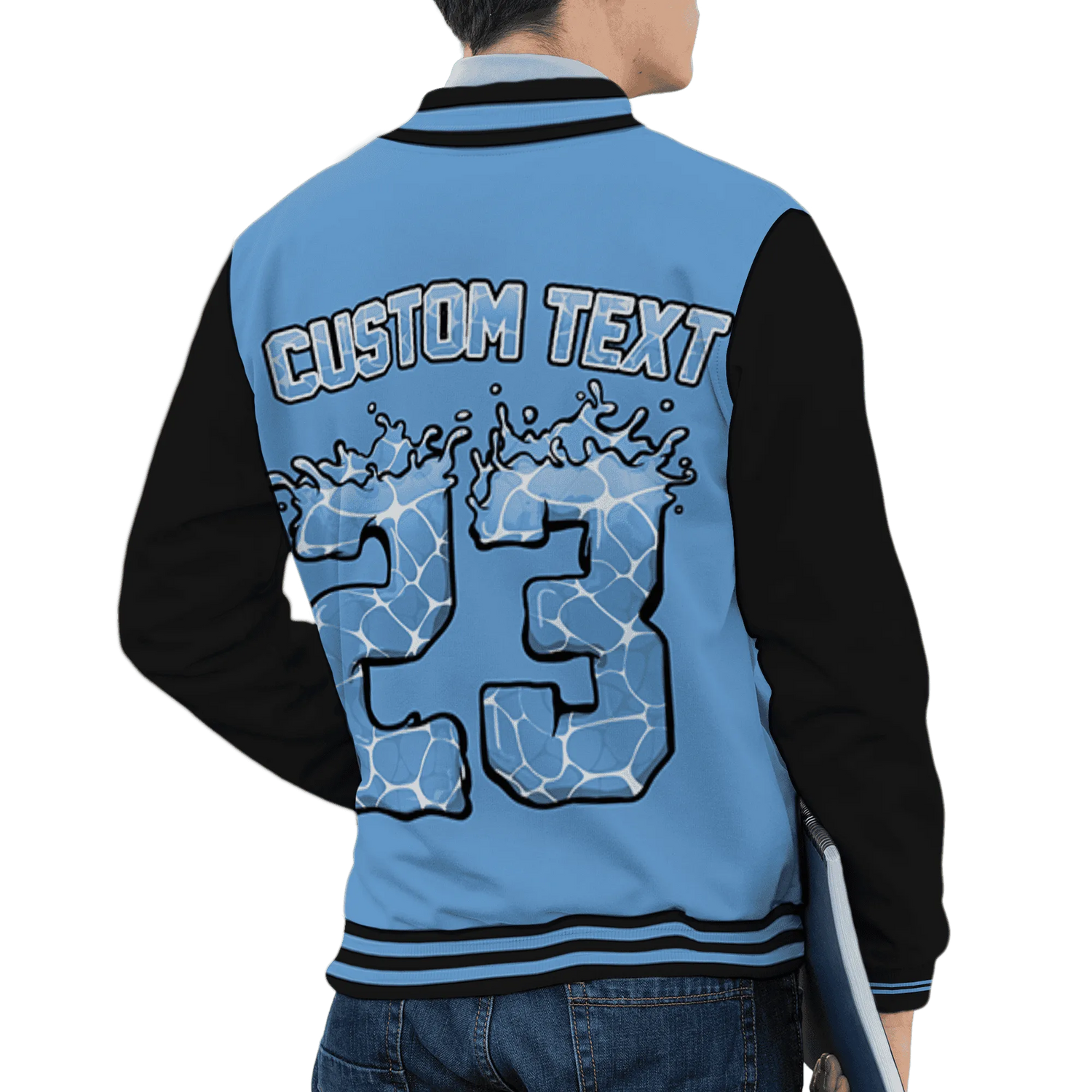 AM-Plus-Black-Univercitii-Blue-Varsity-Match-23-Spatter-Custom