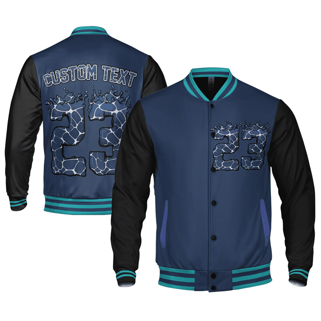 AM-Plus-Drift-Midnight-Navy-Total-Orange-Dusty-Cactus-Varsity-Match-23-Spatter-Custom