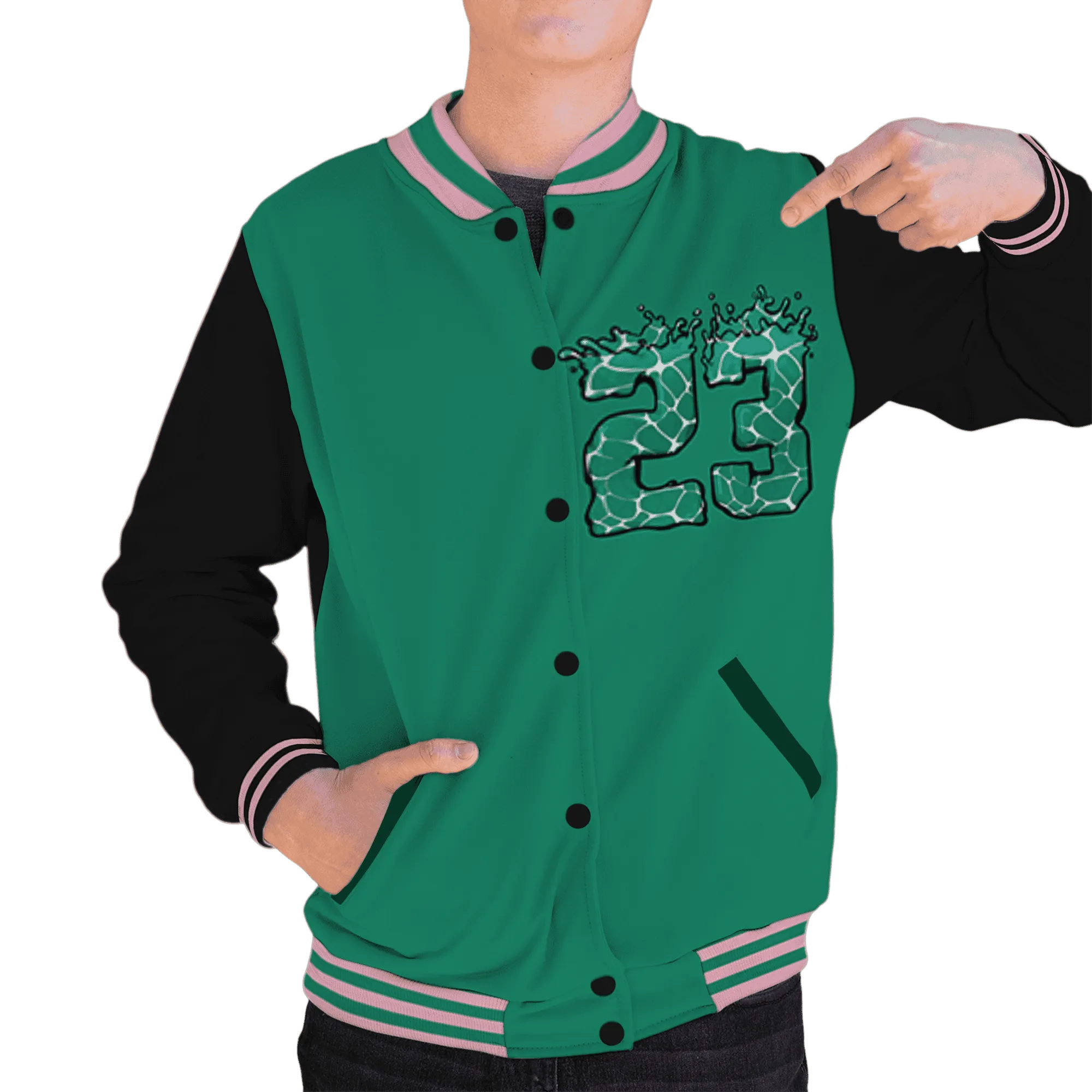 Dunk-Pink-Malachite-Medium-Soft-Low-Sail-Varsity-Match-23-Spatter-Custom