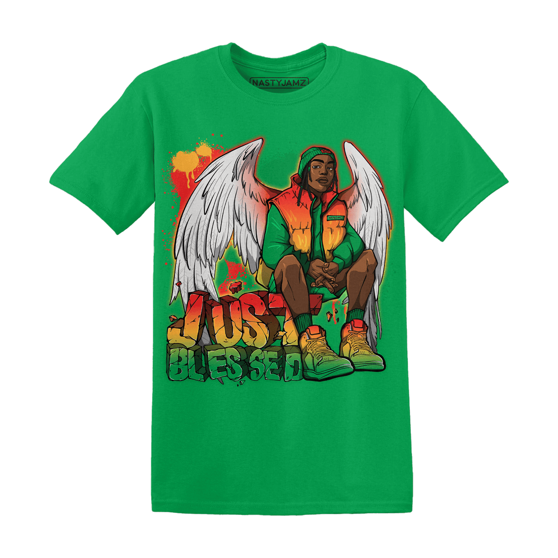 Just Blessed Juneteeth T Shirt - NastyJamz