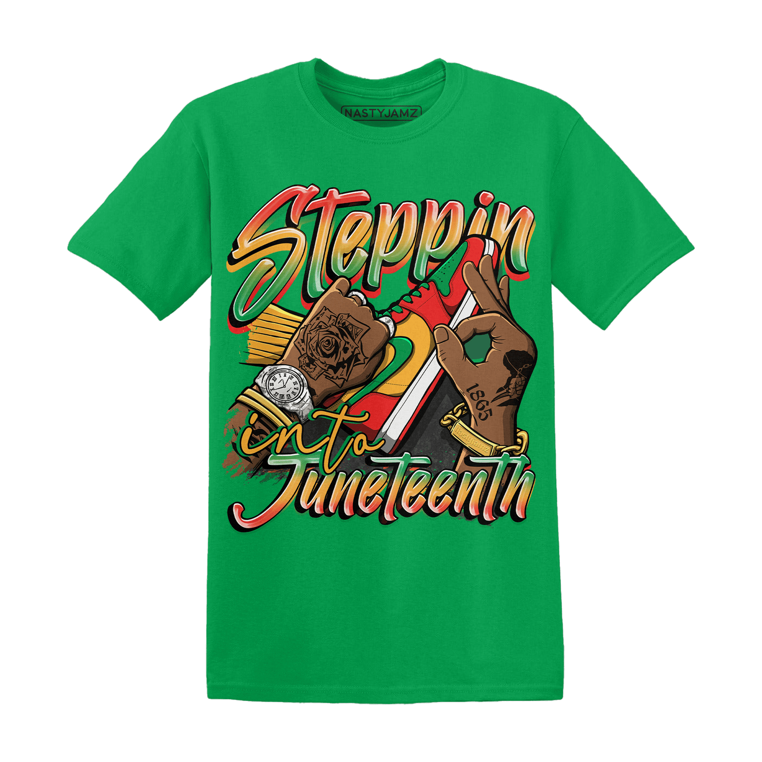 Step Into Juneteeth T Shirt - NastyJamz