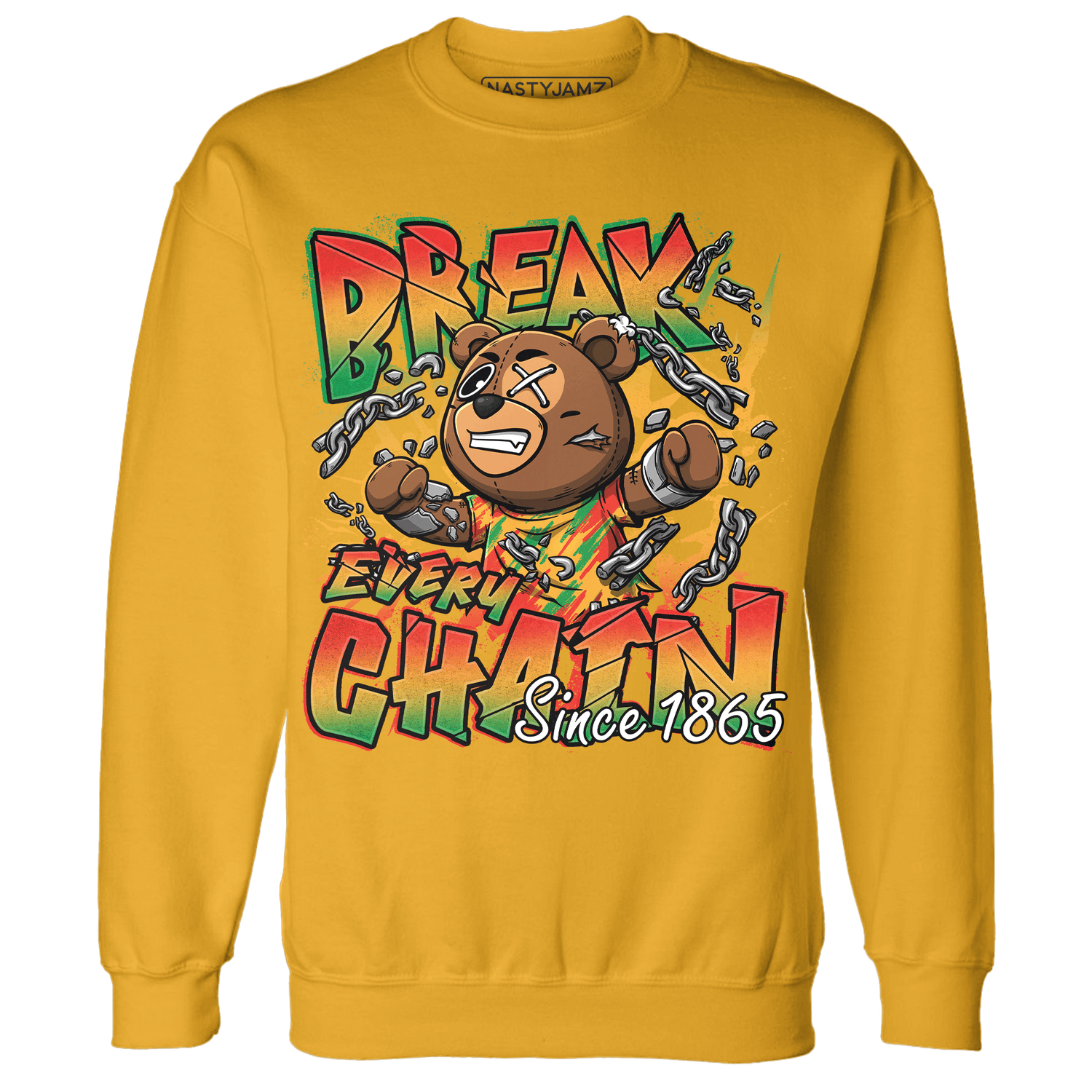 BER Break Chain Juneteeth Sweatshirt - NastyJamz