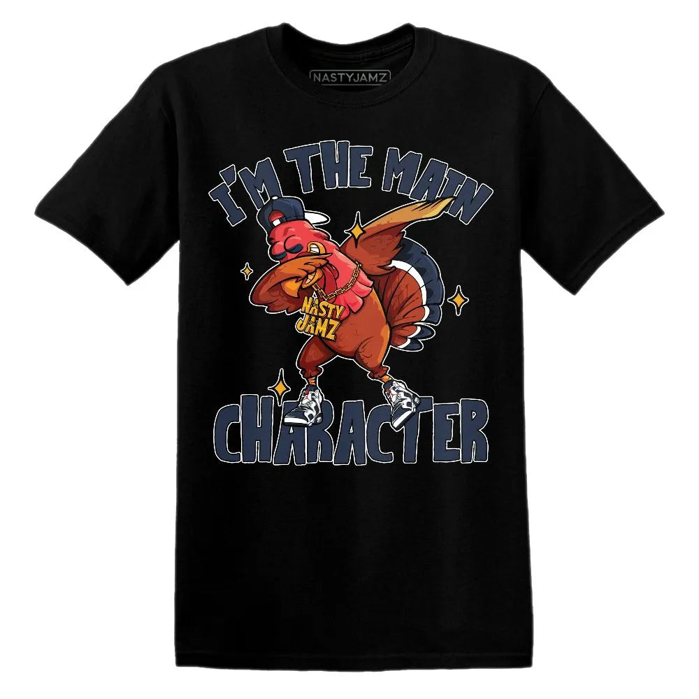 White-Navy-6s-NastyJamz-T-Shirt-Match-Main-Character