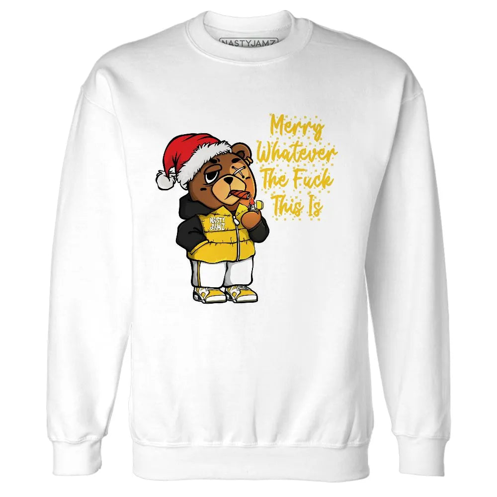 Yellow-Ochre-6s-NastyJamz-Sweatshirt-Match-Merry-Whatever