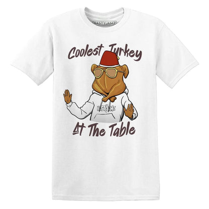 Coolest Turkey AJ 3 Burgundy Crush NastyJamz Website T-Shirt 2D