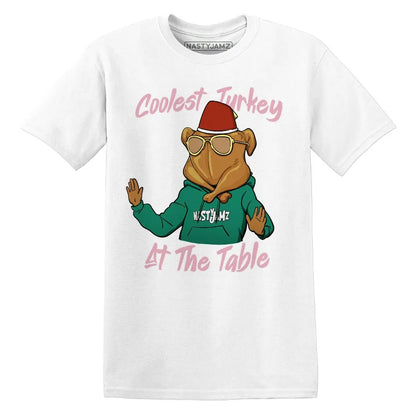 Coolest Turkey Dunk Soft Pink Malachite NastyJamz Website T-Shirt 2D