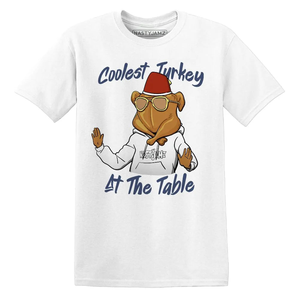 Coolest Turkey AJ 11 Low Diffused Blue NastyJamz Website T-Shirt 2D