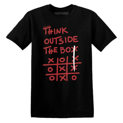 Think Outside The Box AJ 1 Black Toe Reimagined NastyJamz Website T-Shirt 2D