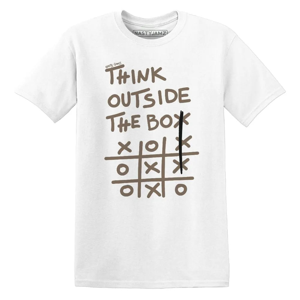 Think Outside The Box AJ 1 Low Mocha NastyJamz Website T-Shirt 2D