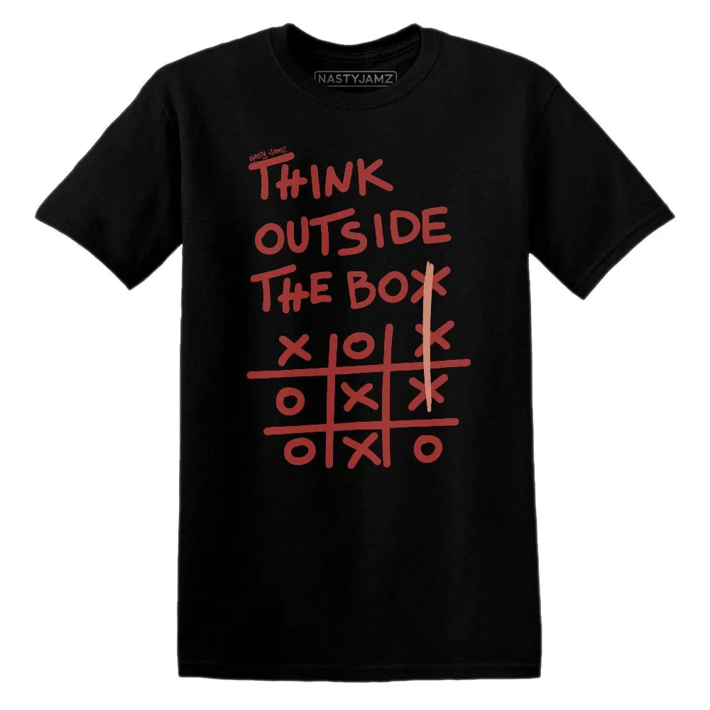 Think Outside The Box AJ 13 Dune Red NastyJamz Website T-Shirt 2D